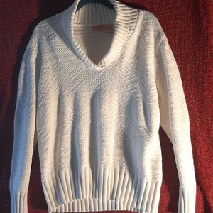 White pullover sweater large 14 - 16